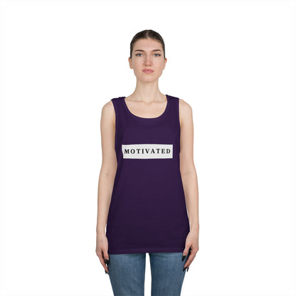 "Motivated" Heavy Cotton Tank Top