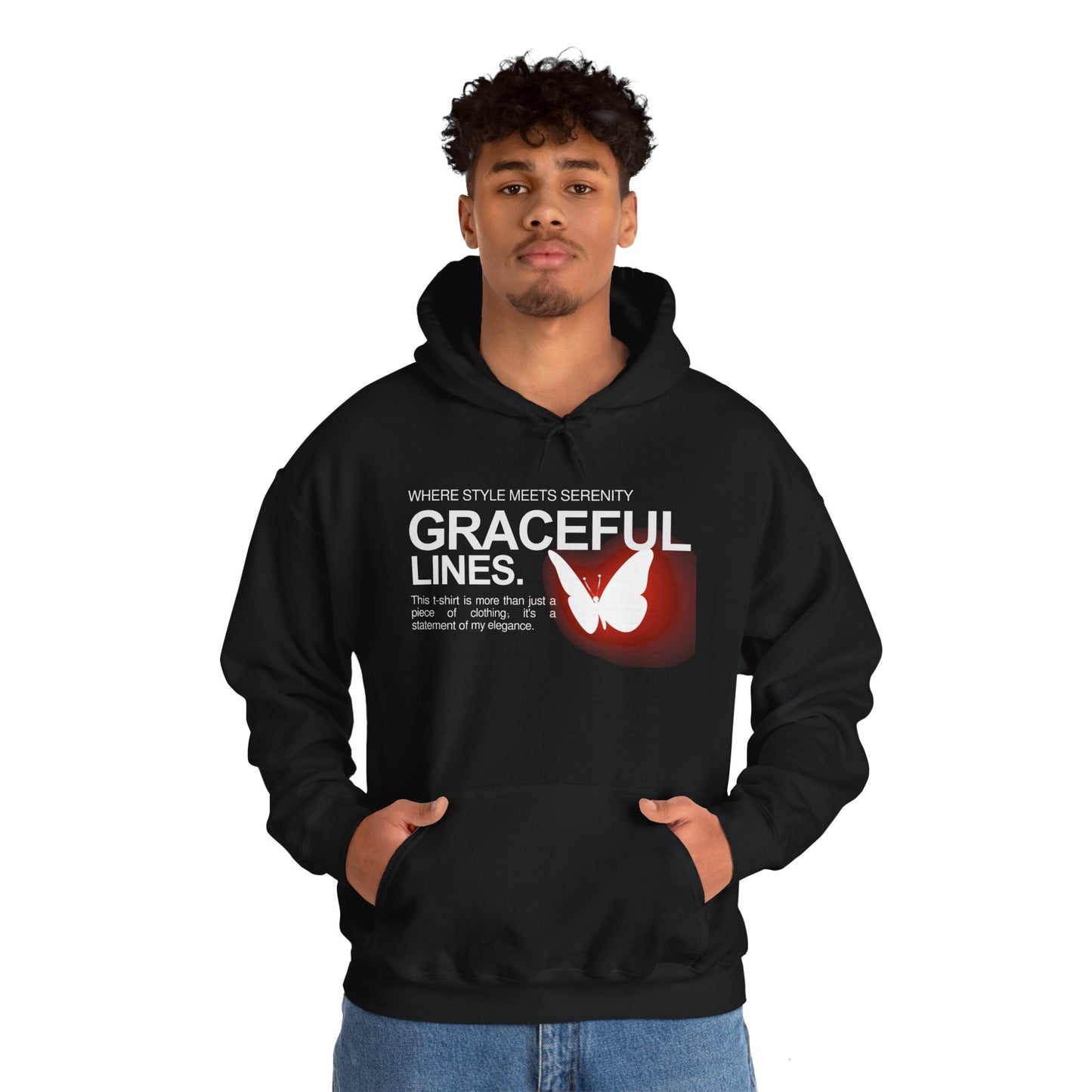 "Graceful Lines" Heavy Blend™ Hoodie