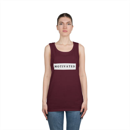 "Motivated" Heavy Cotton Tank Top