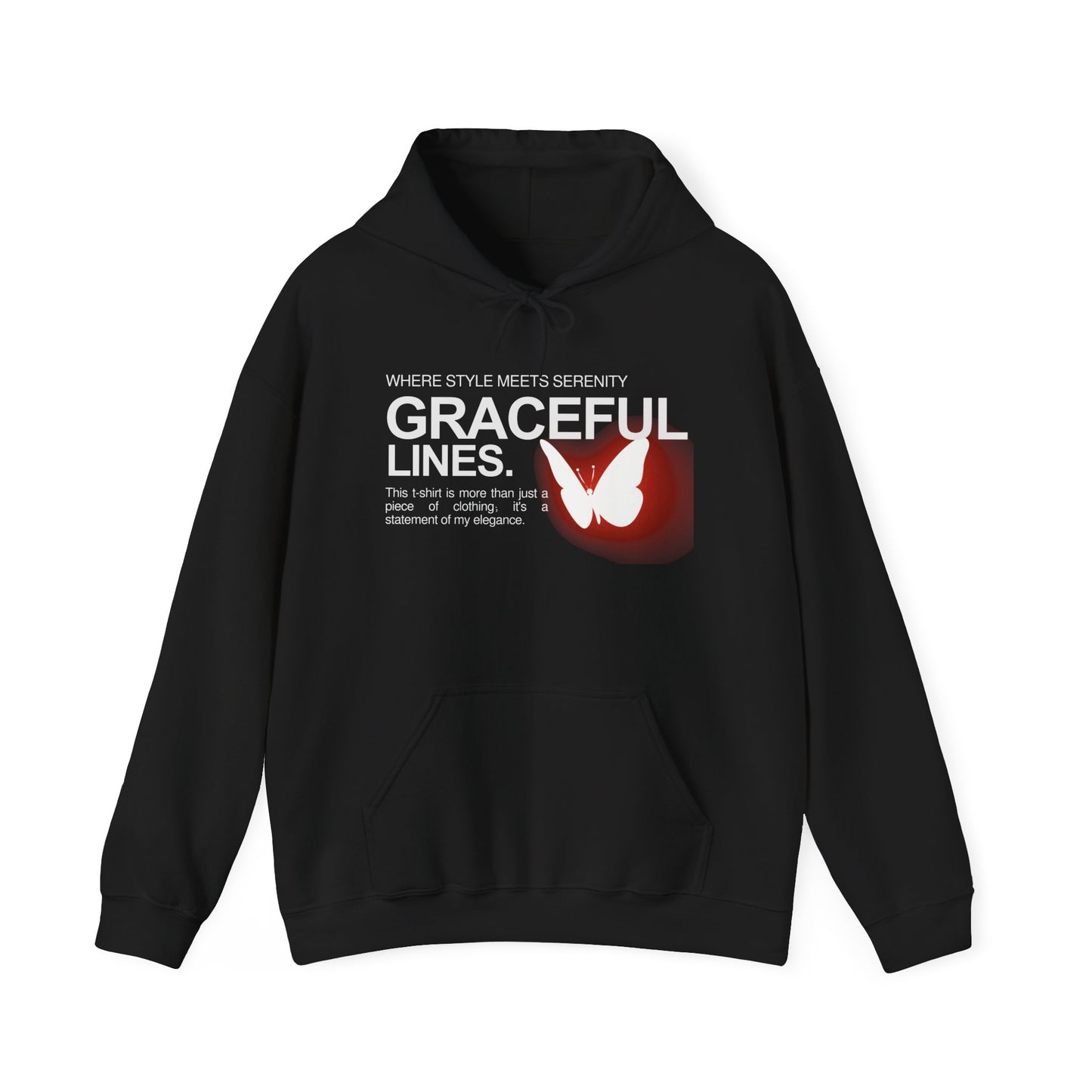 "Graceful Lines" Heavy Blend™ Hoodie