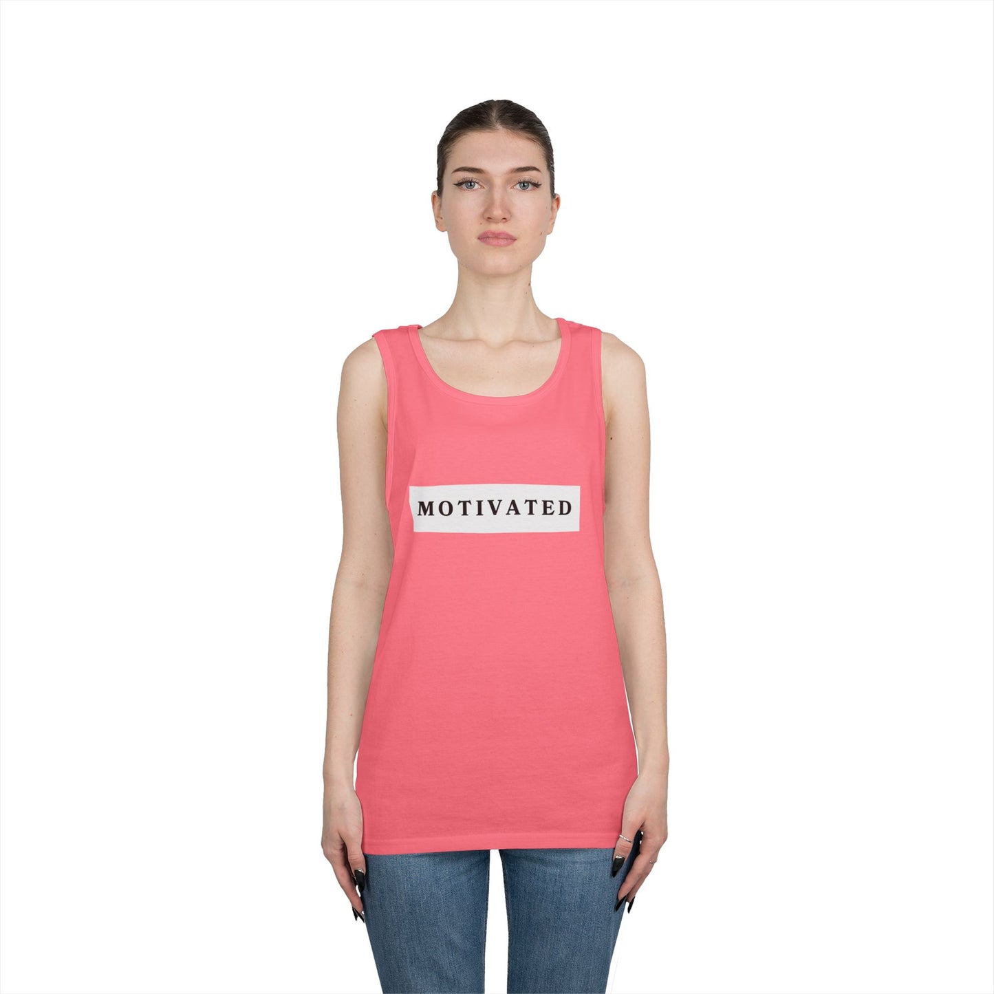 "Motivated" Heavy Cotton Tank Top