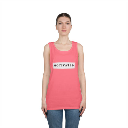 "Motivated" Heavy Cotton Tank Top