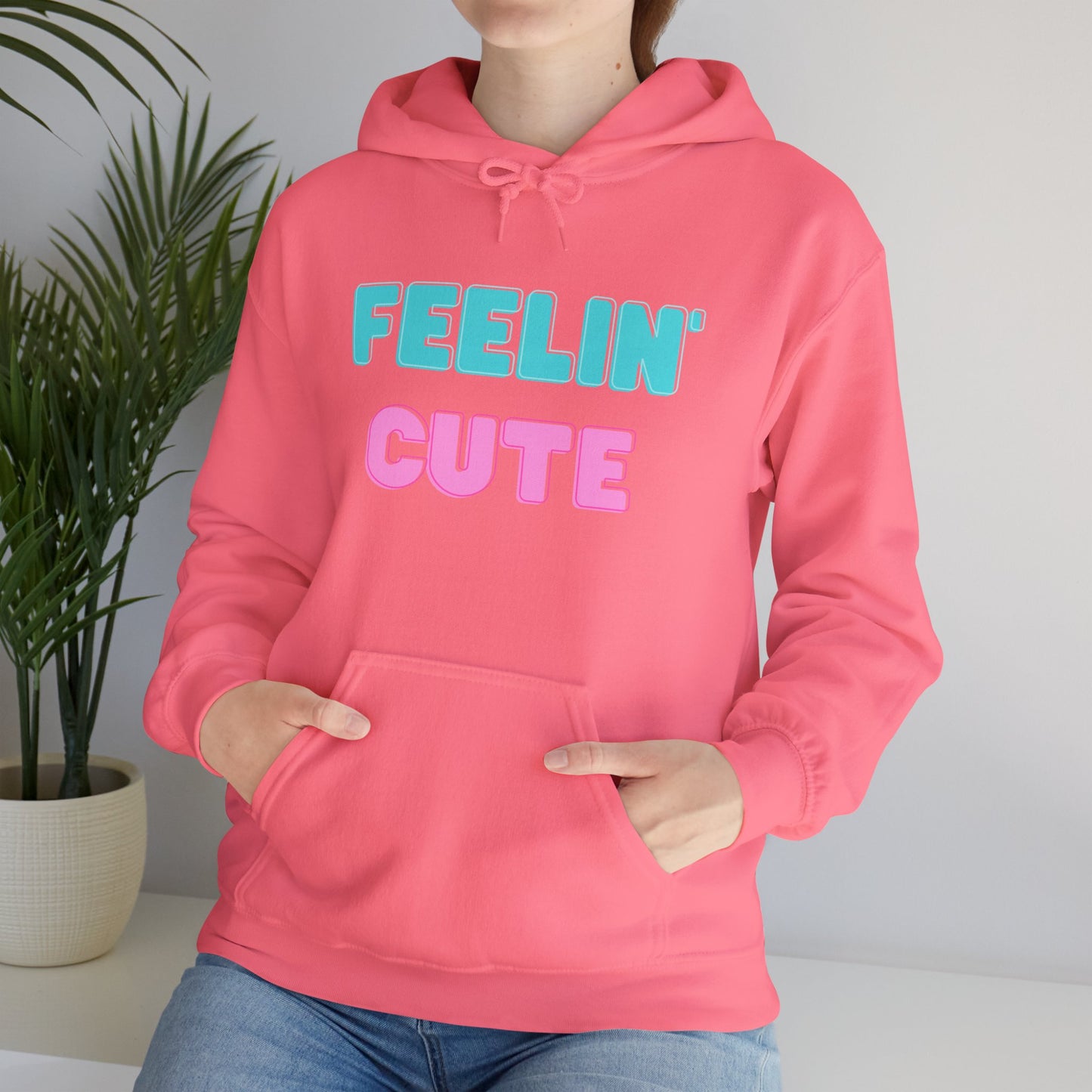 "Felling Cute" Heavy Blend™ Hoodie