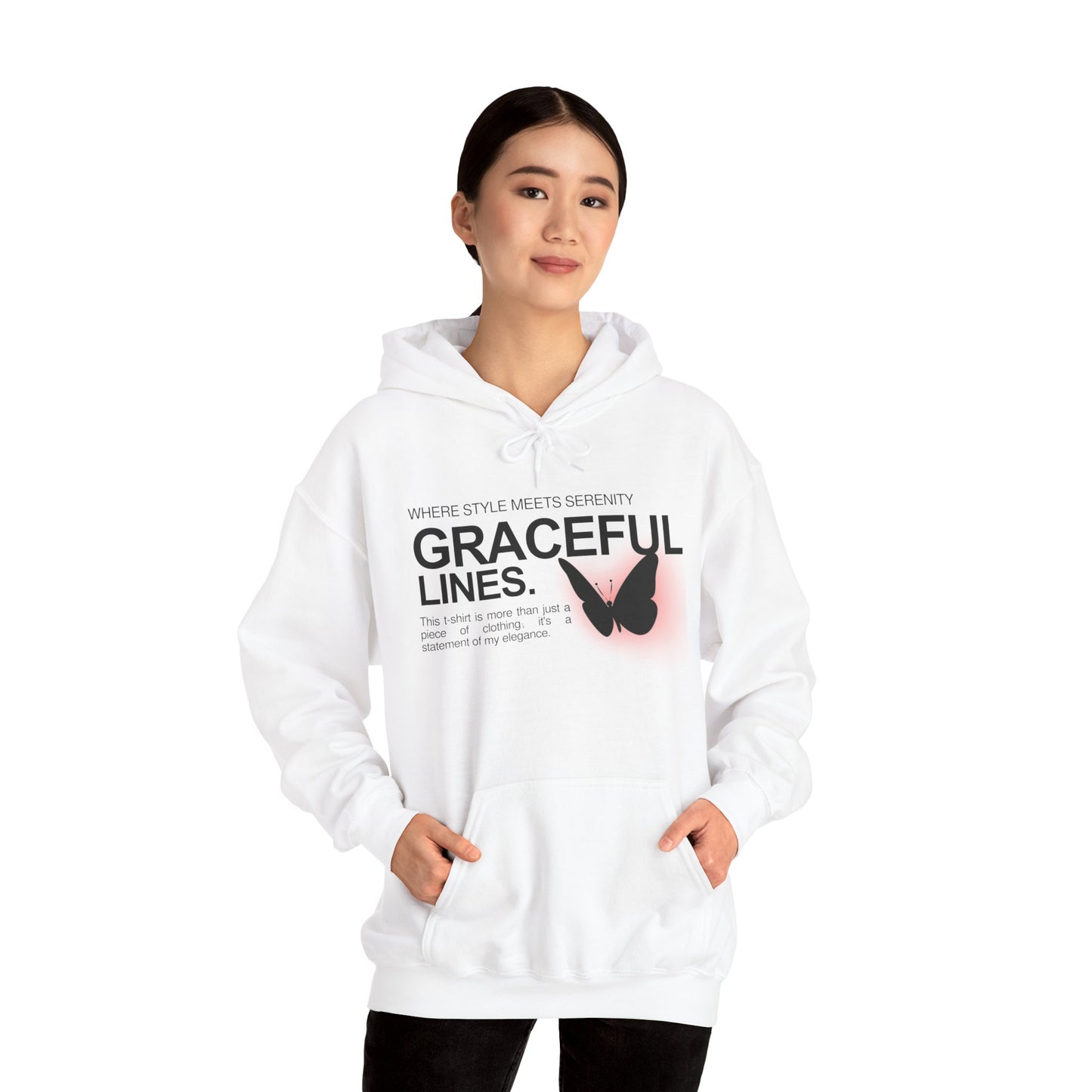 "Graceful Lines" Heavy Blend™ Hoodie