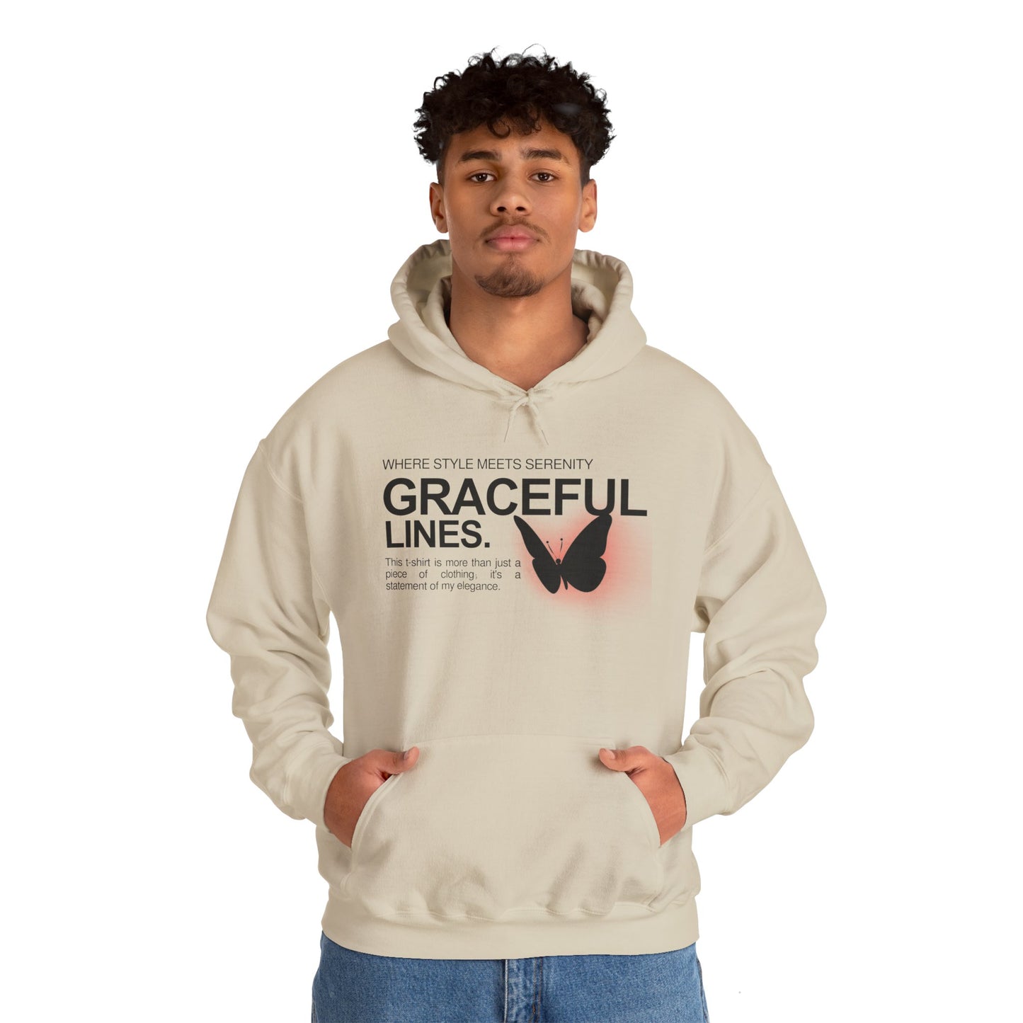 "Graceful Lines" Heavy Blend™ Hoodie