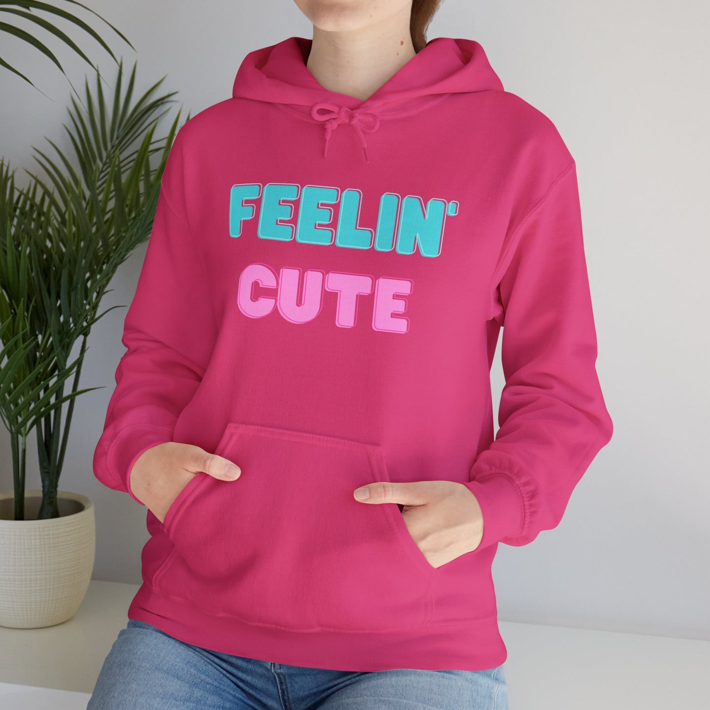 "Felling Cute" Heavy Blend™ Hoodie