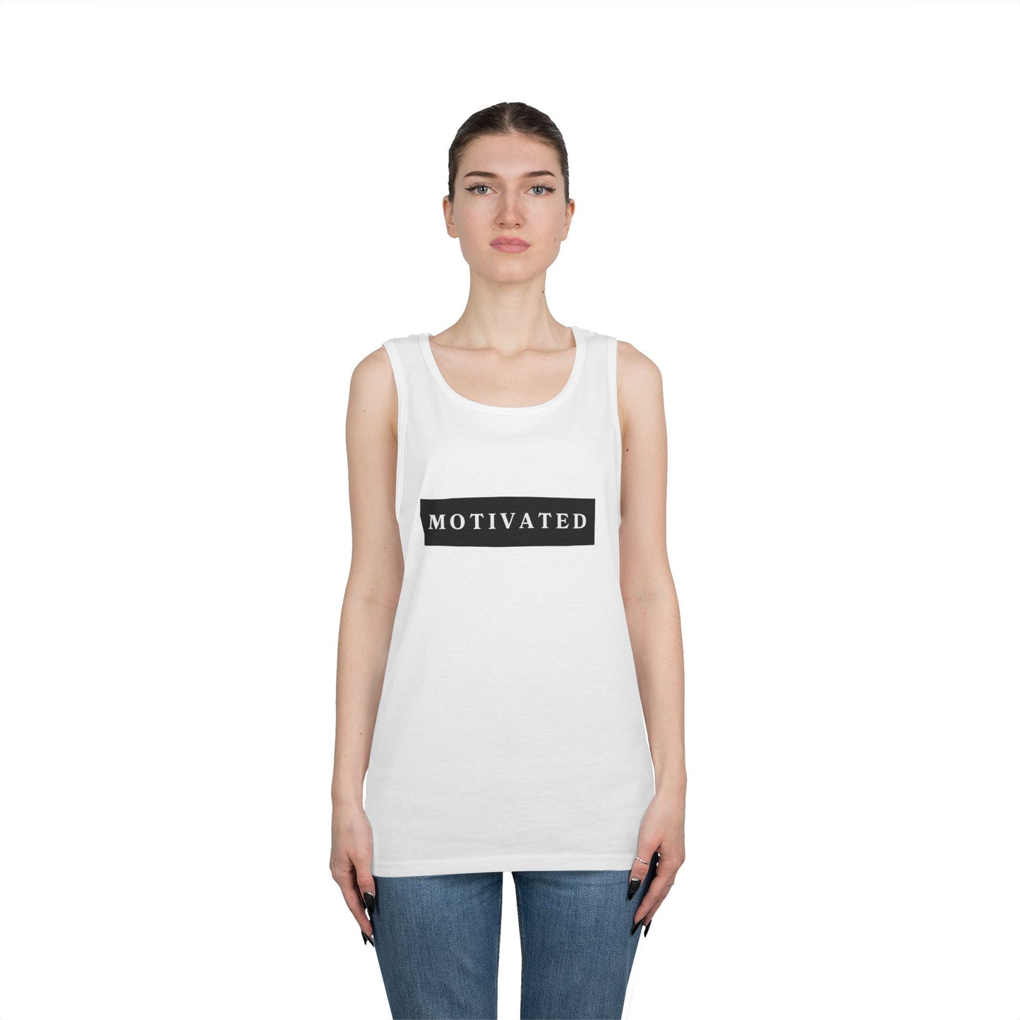 "Motivated" Heavy Cotton Tank Top