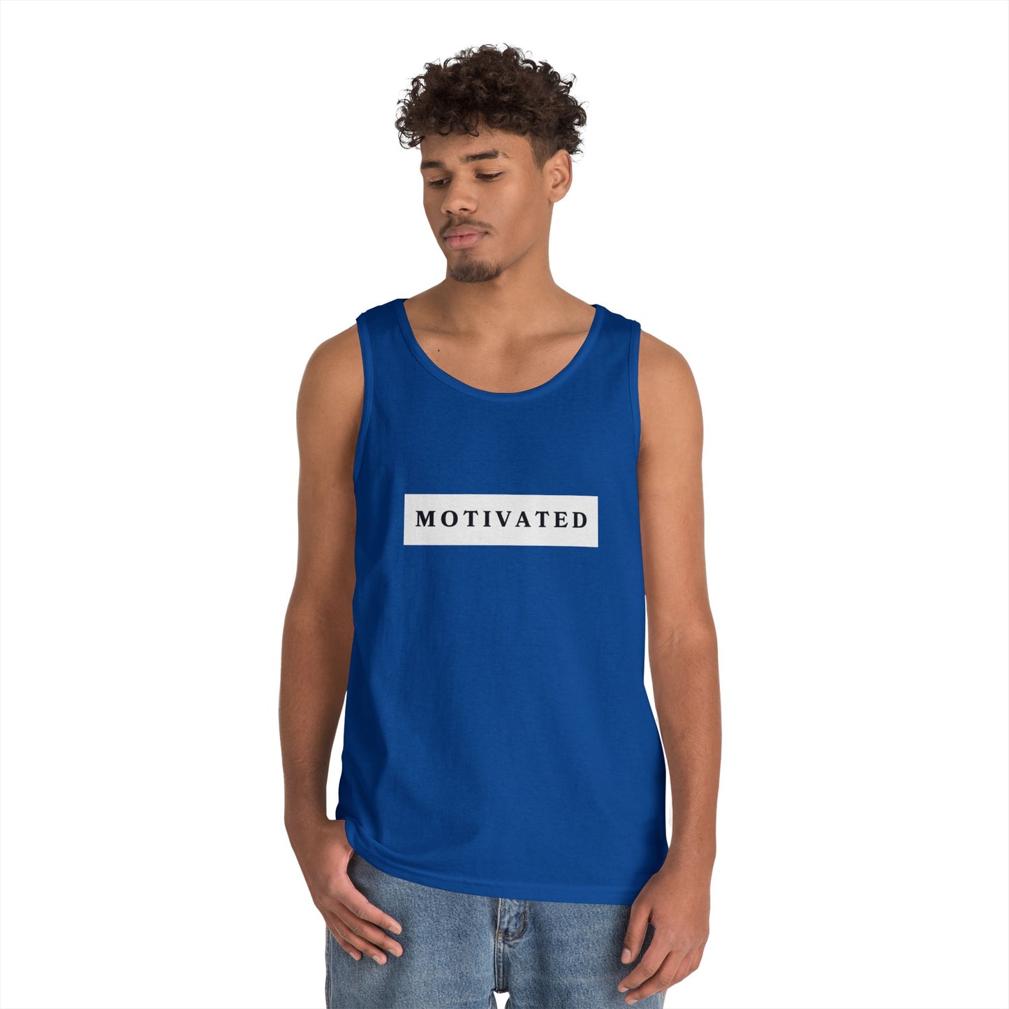 "Motivated" Heavy Cotton Tank Top