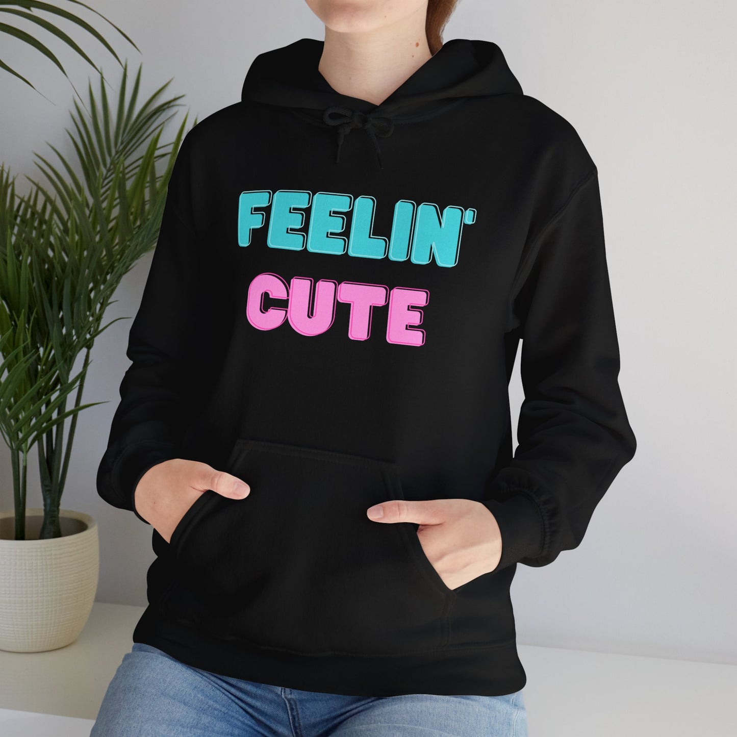 "Felling Cute" Heavy Blend™ Hoodie