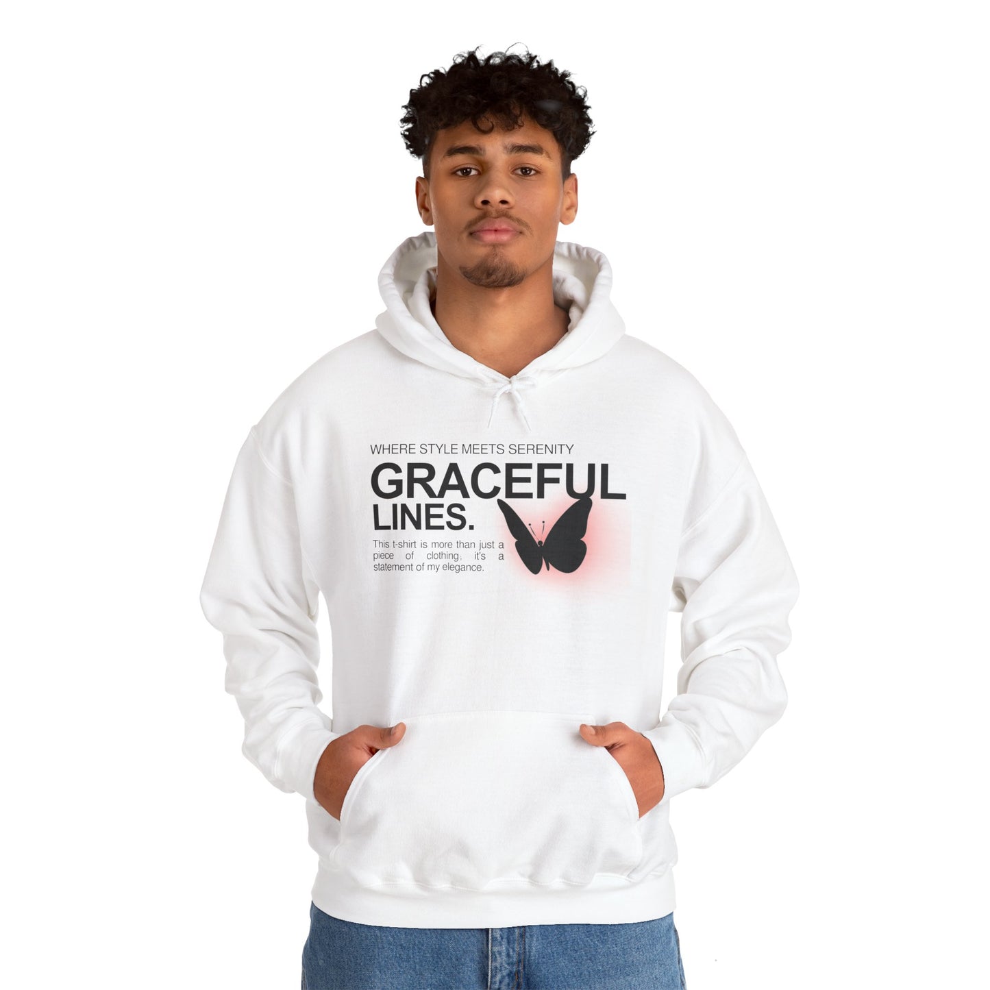 "Graceful Lines" Heavy Blend™ Hoodie