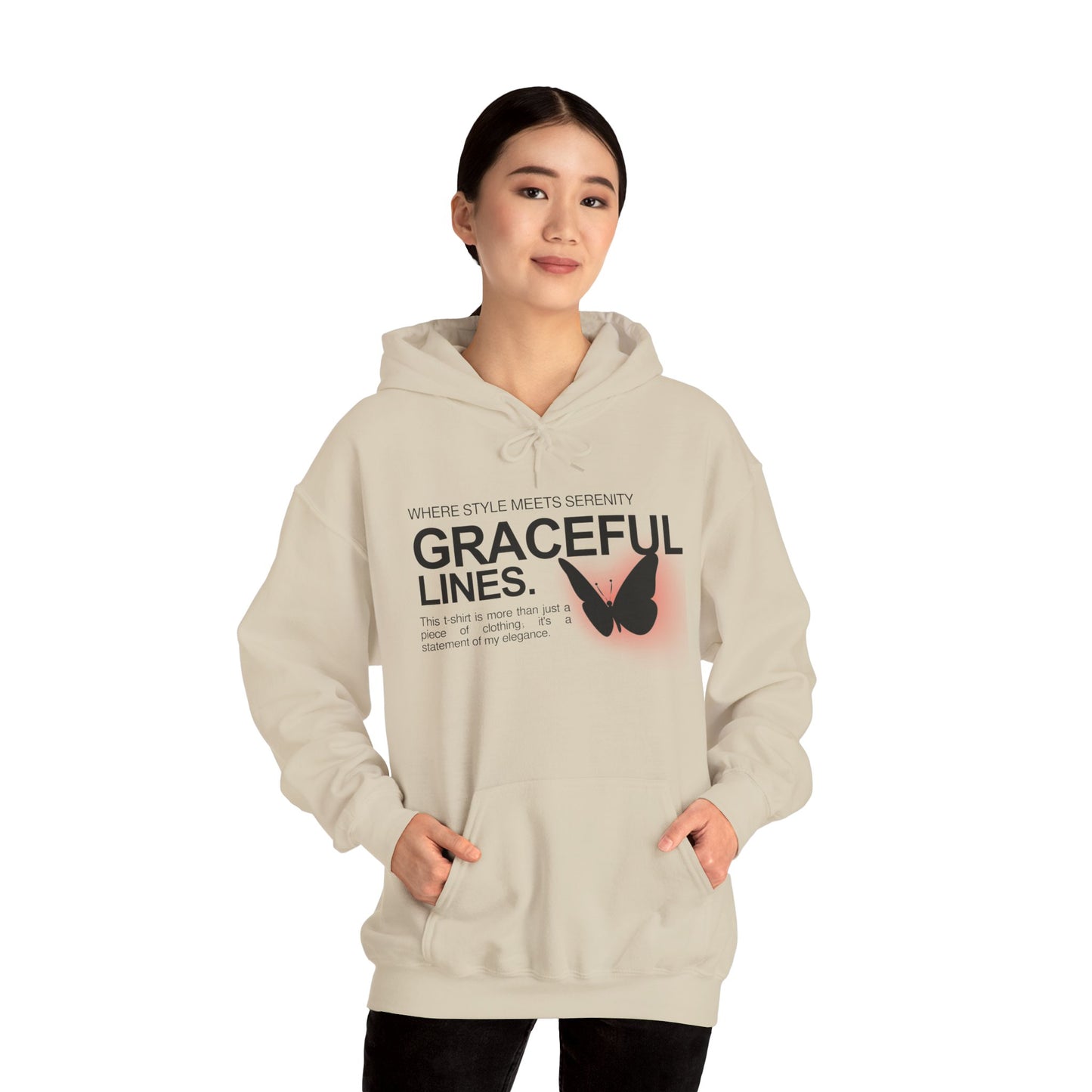 "Graceful Lines" Heavy Blend™ Hoodie