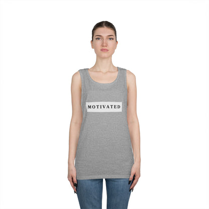 "Motivated" Heavy Cotton Tank Top