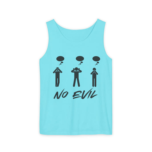 "No Evil" Garment-Dyed Tank Top